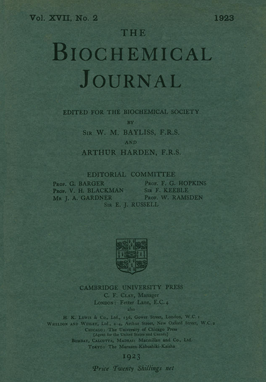 The Reversibility of the Action of Urease of Soy Bean | Biochemical ...